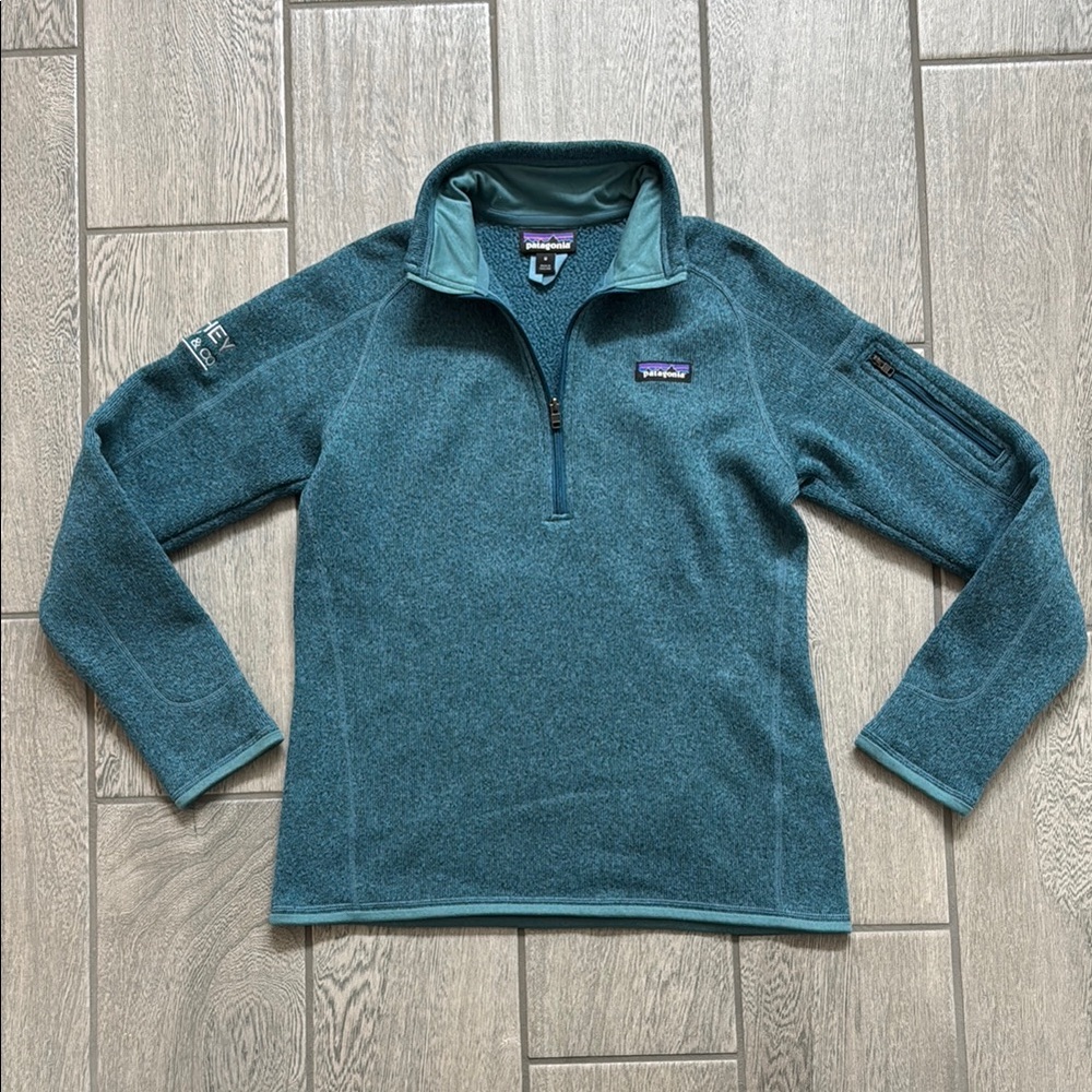 Patagonia Better Sweater Quarter-Zip Pullover Teal